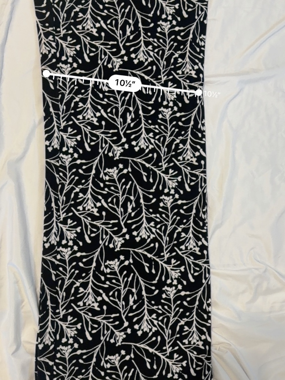 Goldray Black White Floral Wide Leg Jumpsuit Women’s Medium Sleeveless - Picture 4 of 9